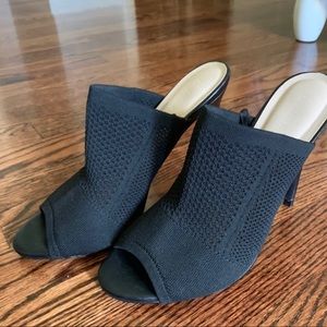 Forever 21 Black Mules Heels